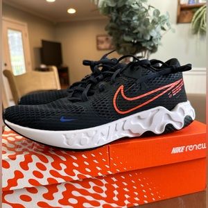 Nike Renew Ride 3 (Dark Navy / Orange)